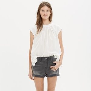 Madewell Boyshorts in Greystone Wash